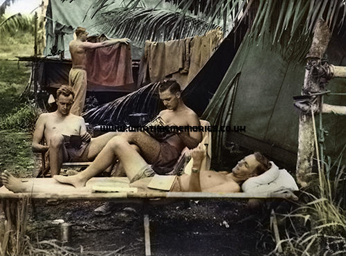 Leisure time on Morotai 1945